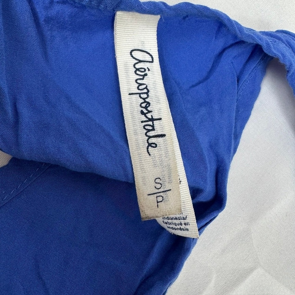 Aeropostale Blue Lace Racerback Tank Top Women's Small Y2K‎ Cami - Picture 4 of 7